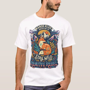 Bleib Wild – Freier Geist für Abenteuerlustige See T-Shirt