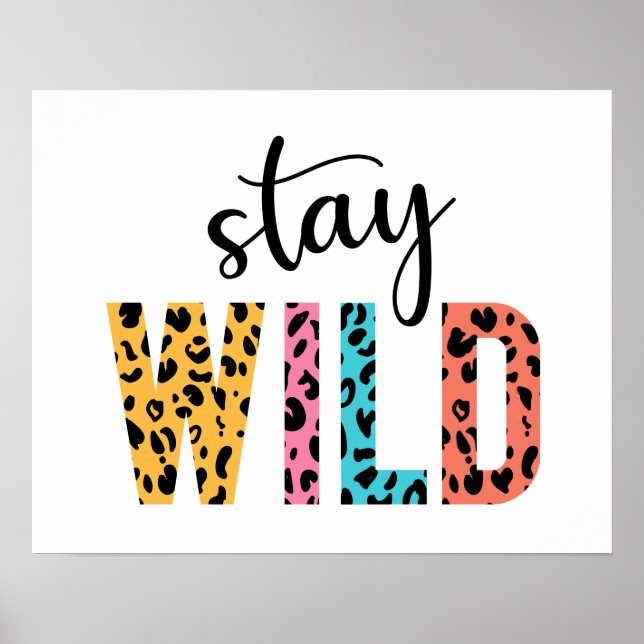 Bleib wild poster (Vorne)