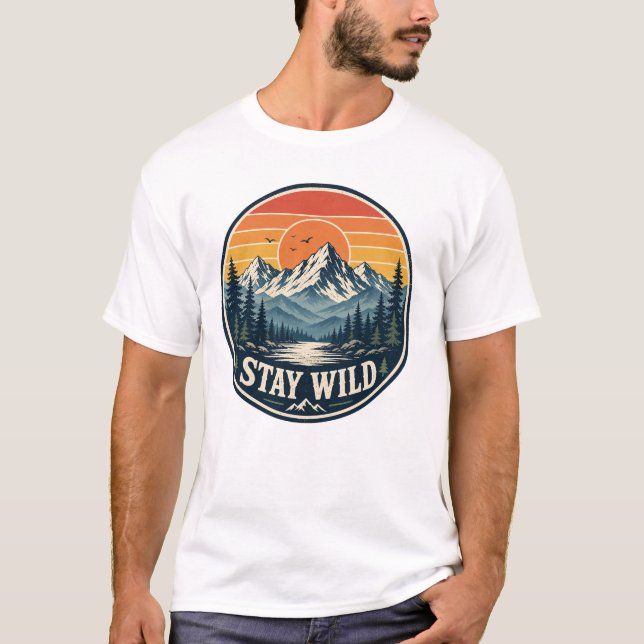 bleib wild T-Shirt (Vorderseite)