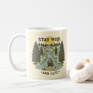Bleib wild und süß kaffeetasse