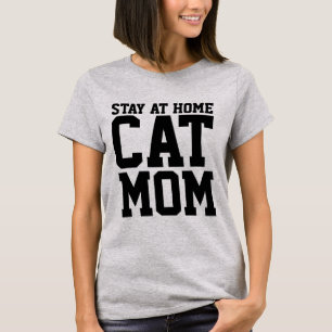 BLEIBE AT ZUHAUSE CAT MAMA T - Shirt & Tank-Top