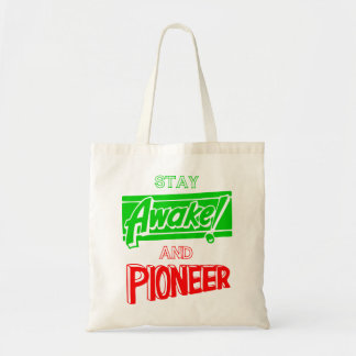 Bleibe Awake und Pioneer Tragetasche