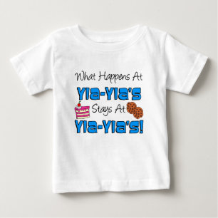 Bleibe bei Yia-Yias Baby T-shirt