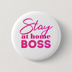 Bleibe bei Zuhause Boss Button