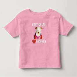 BLEIBE CALM - LIEBE LOOUNCH, T-Shirt für Kleinkind