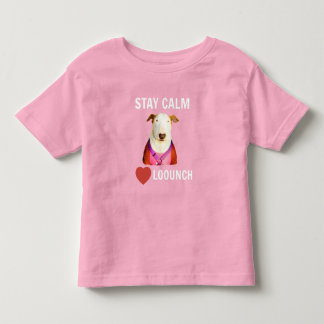 BLEIBE CALM - LIEBE LOOUNCH, T-Shirt für Kleinkind