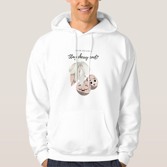 BLEIBE CHERRY COOL HOODIE (Vorderseite)