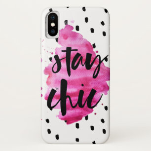 Bleibe Chic Hot Pink iPhone Case-Mate iPhone Hülle