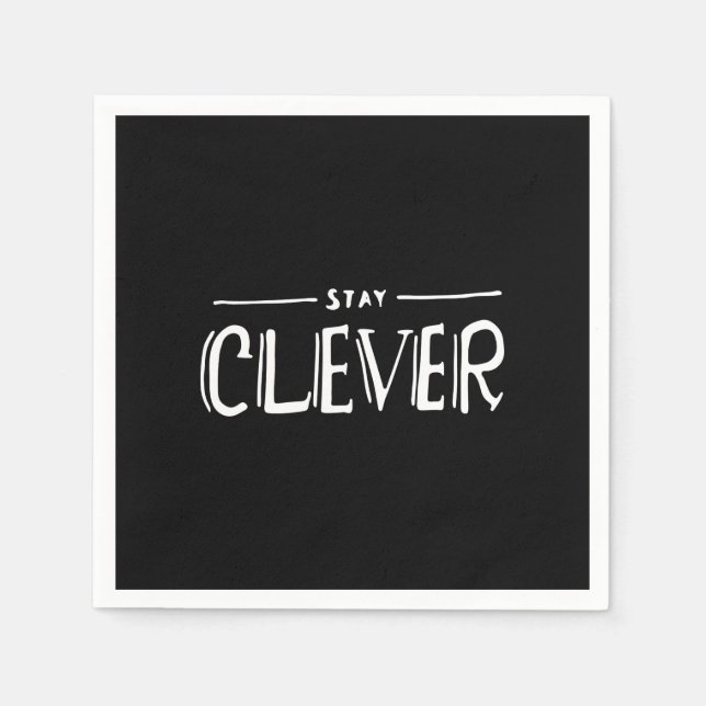 bleibe clever serviette (Vorderseite)