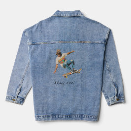 Bleibe Cool Denim Jacket Jeansjacke
