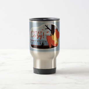 Bleibe Cosy Hygge Herbst Herbst FolkArt Deco ADD N Reisebecher
