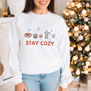 Bleibe Cozy Hygge Weihnachten Sweatshirt