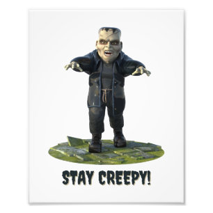 Bleibe Creepy! Frankensteins Monster Fotodruck