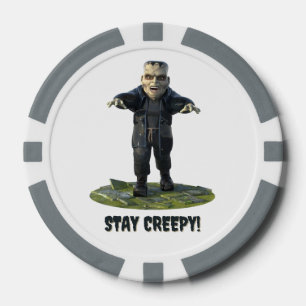 Bleibe Creepy! Frankensteins Monster Pokerchips