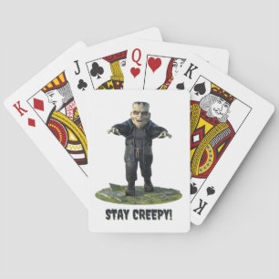 Bleibe Creepy! Frankensteins Monster Spielkarten
