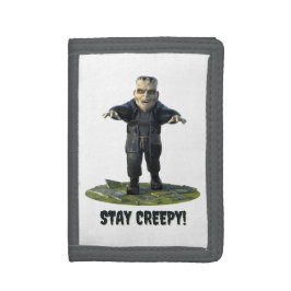 Bleibe Creepy! Frankensteins Monster Trifold Geldbörse