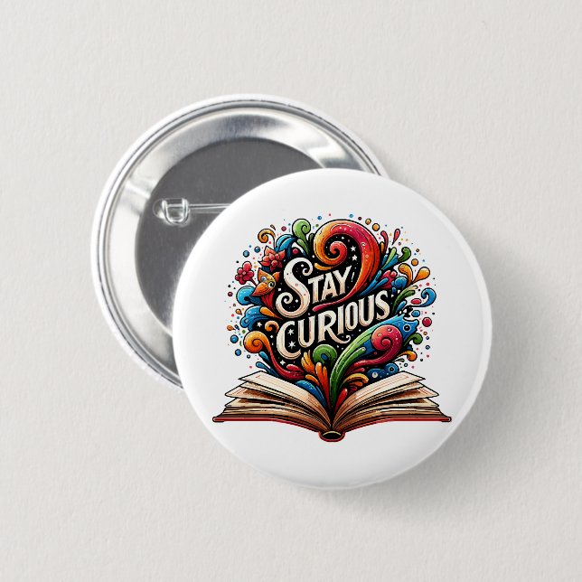 Bleibe Curious Button (Vorne & Hinten)