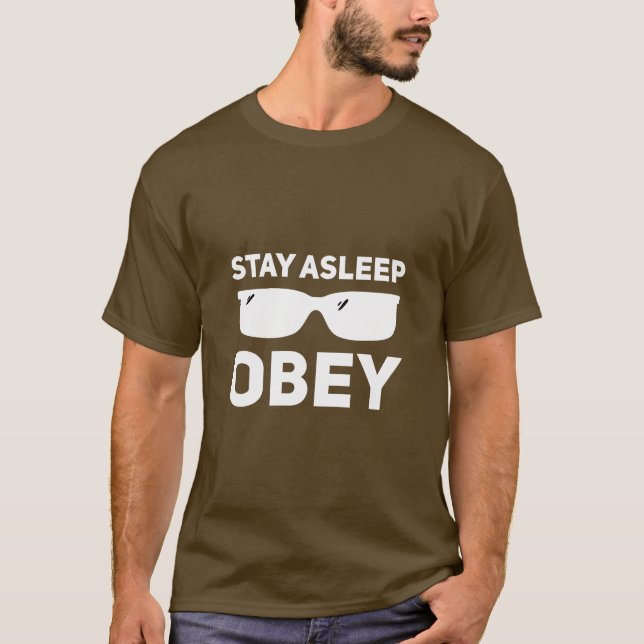Bleibe der Schläfengehorchen T-Shirt (Vorderseite)