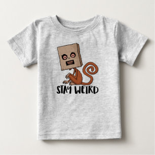 Bleibe der verrückten Affe Baby T-shirt