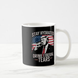 Bleibe die Tränen von Liberal und trinke Trump 202 Kaffeetasse