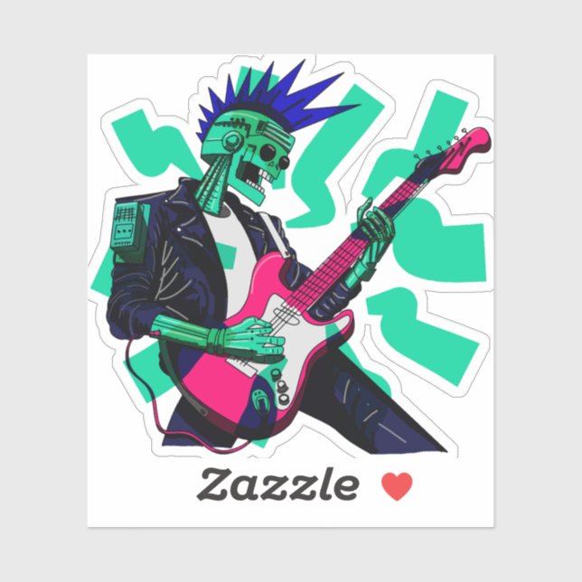 Bleibe Electric Aufkleber (Blatt)