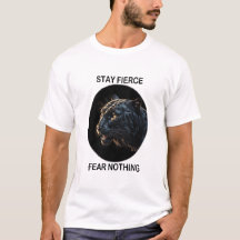 Bleibe Fierce Angst Nichts Schwarzes Panther