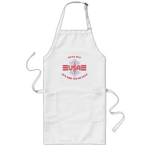 Bleibe fliege es ist der 4. Juli T - Shirt Lange Schürze