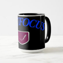 "Bleibe/Focus"-Tasse der Life Time Student Foundat