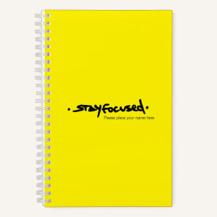 BLEIBE FOCUSED SpiralNotebook Notizbuch