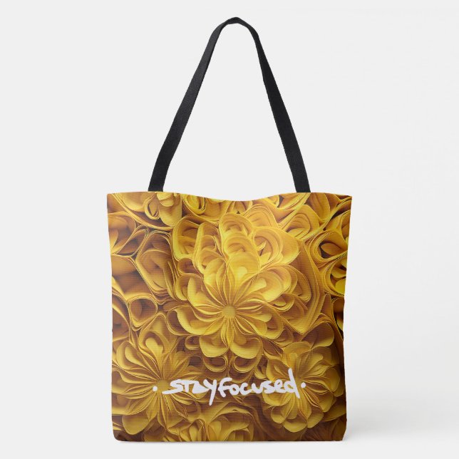 BLEIBE FOCUSED | Tasche (Rückseite)
