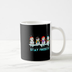 Bleibe Frosty Fun Weihnachten Cool Snowman Frauen  Kaffeetasse