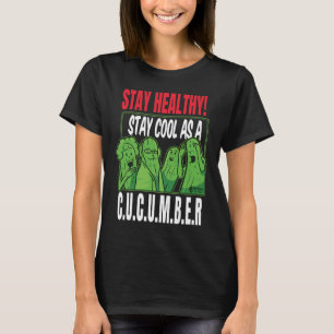 Bleibe gesund Bleibe Coole Frauen Schwarz T-Shirt