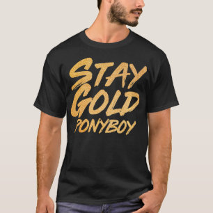 Bleibe Gold Ponyboy T-Shirt