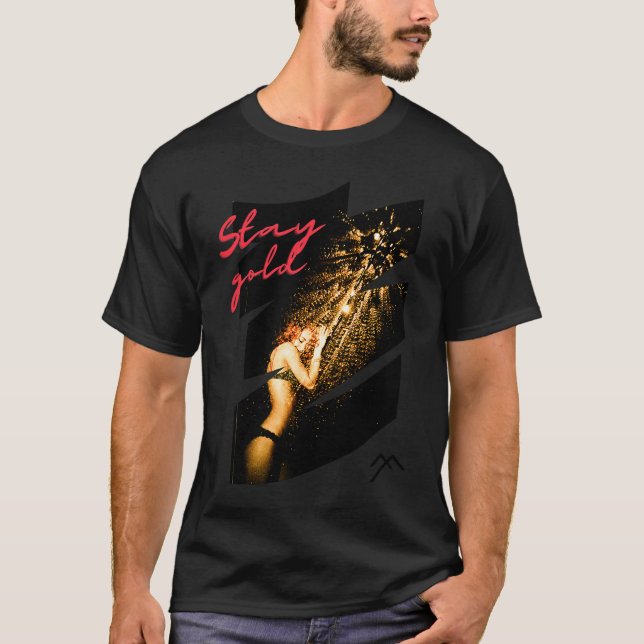 Bleibe Gold T-Shirt (Vorderseite)