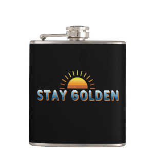 Bleibe Golden Flachmann