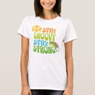 Bleibe Groovy Bleibe Strong Retro T-Shirt