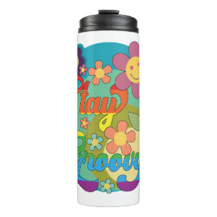 Bleibe Groovy - LGBTQIA+-Stolz Thermosbecher