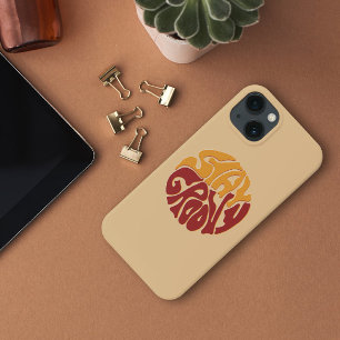 Bleibe Groovy mit einem Splash aus Rot und Gelb Case-Mate iPhone Hülle