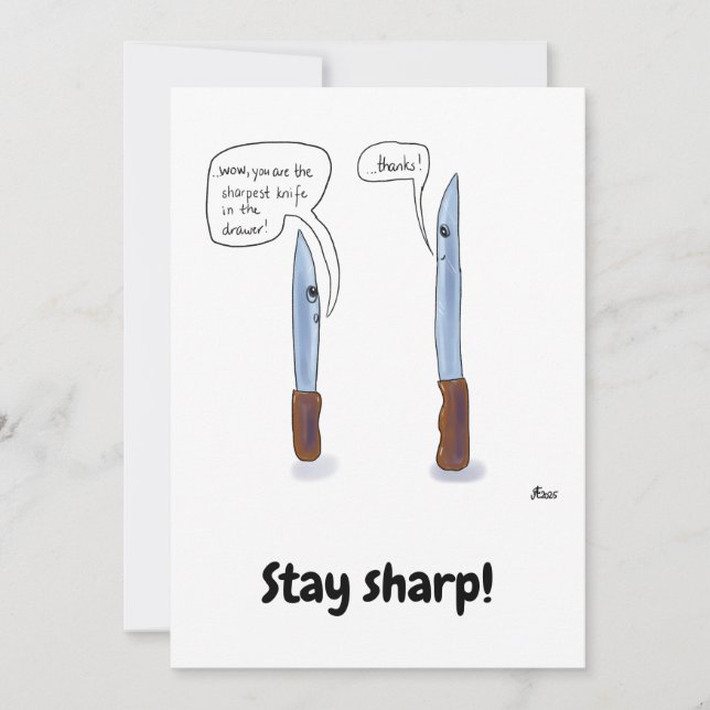 Bleibe Grußkarte Feiertagskarte (Vorderseite)