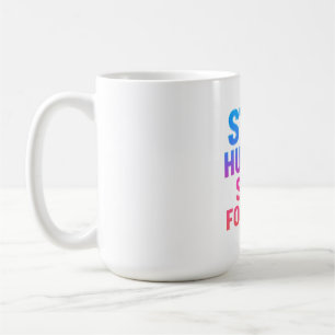 Bleibe Hunger Bleibe Fokussierter Aufkleber Kaffeetasse
