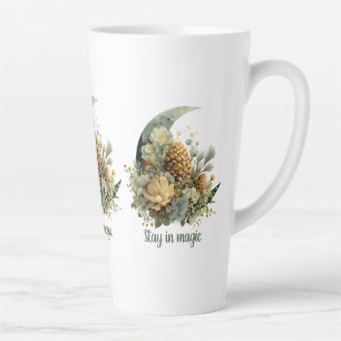 Bleibe in Magic Winter Moon Design Milchtasse