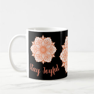 Bleibe Joyful Wild Soul Mandala Kaffeetasse