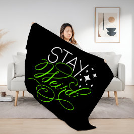 Bleibe komisches kosmisches Quirky-Motivierend Zit Sherpadecke