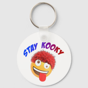 Bleibe Kooky Schlüsselanhänger