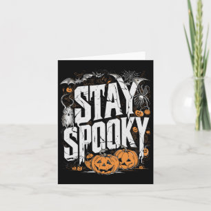 Bleibe leckeres Zitat Halloween Drink Coffee Funny Karte