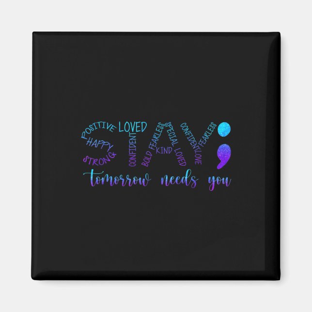 Bleibe Morgen braucht Sie Magnet (Vorne)