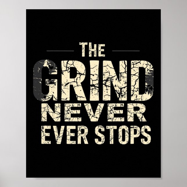 Bleibe motiviert poster (Vorne)