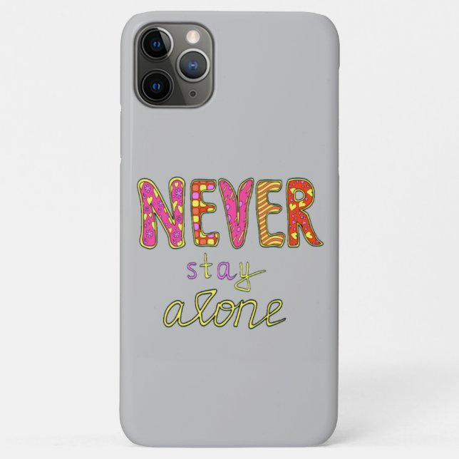 Bleibe nie allein Case-Mate iPhone hülle (Rückseite)