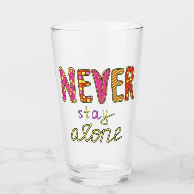 Bleibe nie allein glas (Vorderseite)