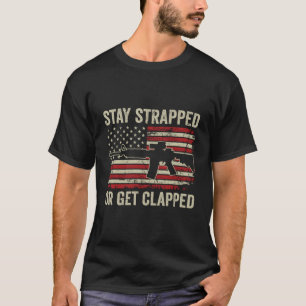 Bleibe oder aufgeklatscht werden - FLACHT DER US-a T-Shirt